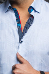 Short-Sleeve Shirt | Tomassi Jaqc Light Blue