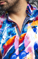 Chemise | BRISBANE, Pink / Multi - AU NOIR
