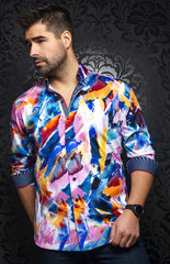 Chemise | BRISBANE, Pink / Multi - AU NOIR