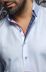 Chemise | CAREY, Light blue - AU NOIR
