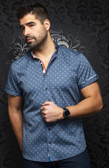 Chemise manches courtes | DERWENT, Navy - AU NOIR