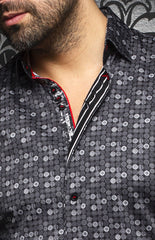 Chemise manches courtes | GAMBIER, Black - AU NOIR