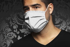 Masque AN75-MARINO, white black - AU NOIR