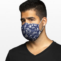 Masque ANHBRD Season's Greetings navy - AU NOIR