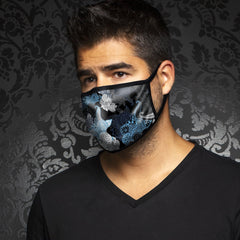 Masque ECO paisley midnight - AU NOIR