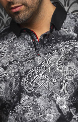 Polo | DELOS, Black - AU NOIR