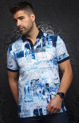 Polo | PADILLA, Light blue - AU NOIR