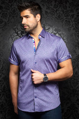 Short-Sleeve Shirt | Zolo Purple - AUNOIR